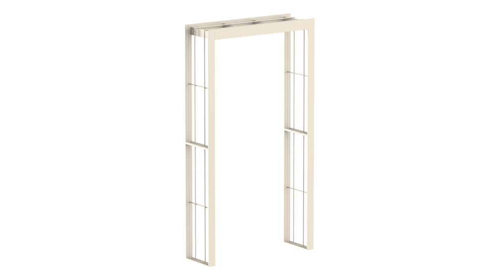 Pulverbeschichtet Sonderfarbe RAL 9001 Cremeweiß Pulverbeschichtet Sonderfarbe RAL 9001 Cremeweiß