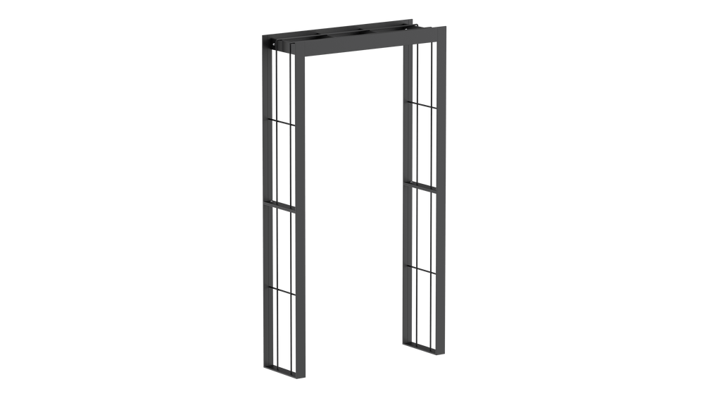 Pulverbeschichtet Sonderfarbe RAL 9005 Tiefschwarz Pulverbeschichtet Sonderfarbe RAL 9005 Tiefschwarz