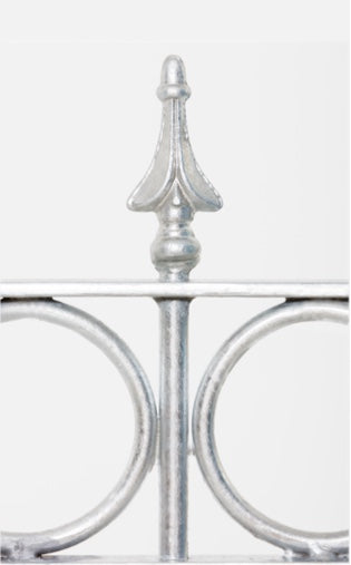 Zaun Belluno feuerverzinkt Detailaufnahme