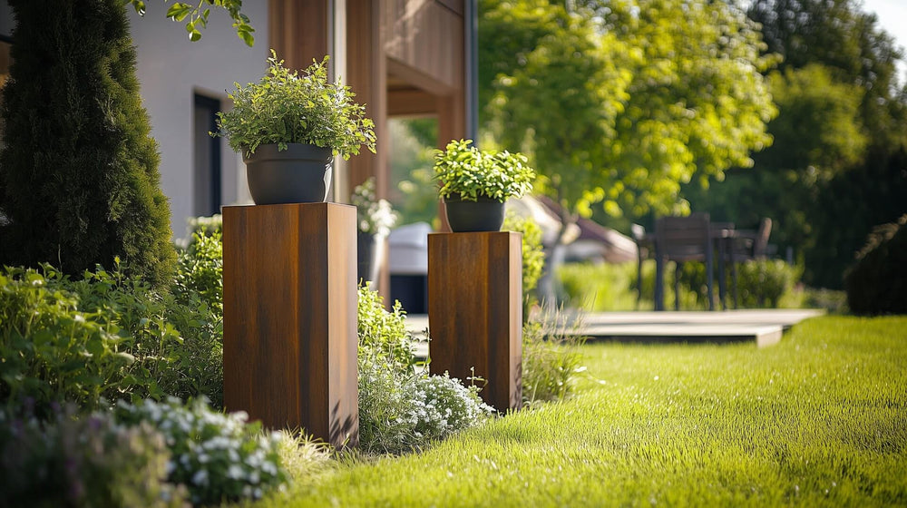 Metallsäule Trapani 80 cm Metallsäule Trapani 80 cm