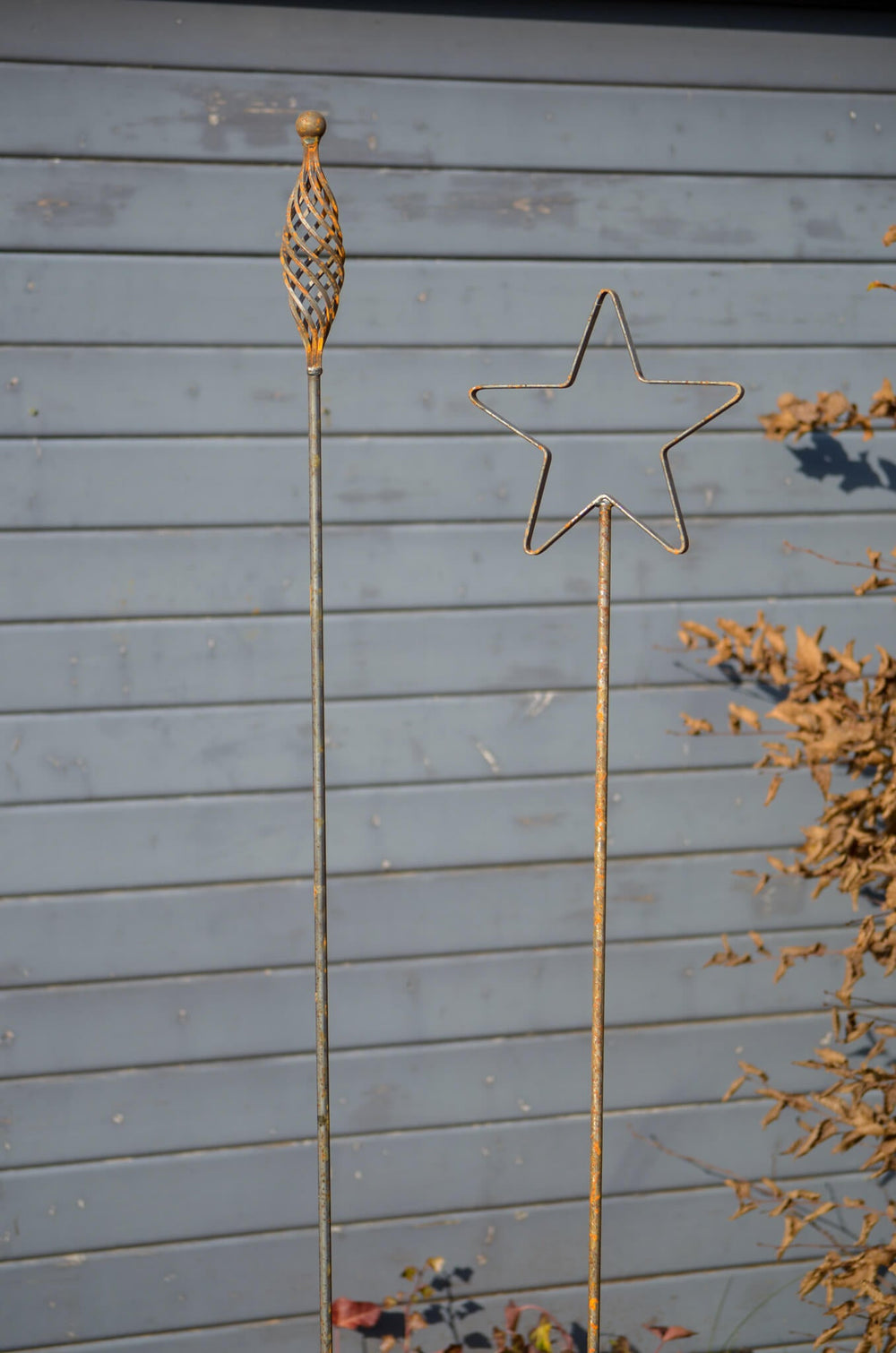 Rankstabset Tissano & Vicenza unbeschichtet vor Gartenhaus Rankstabset Tissano & Vicenza unbeschichtet vor Gartenhaus