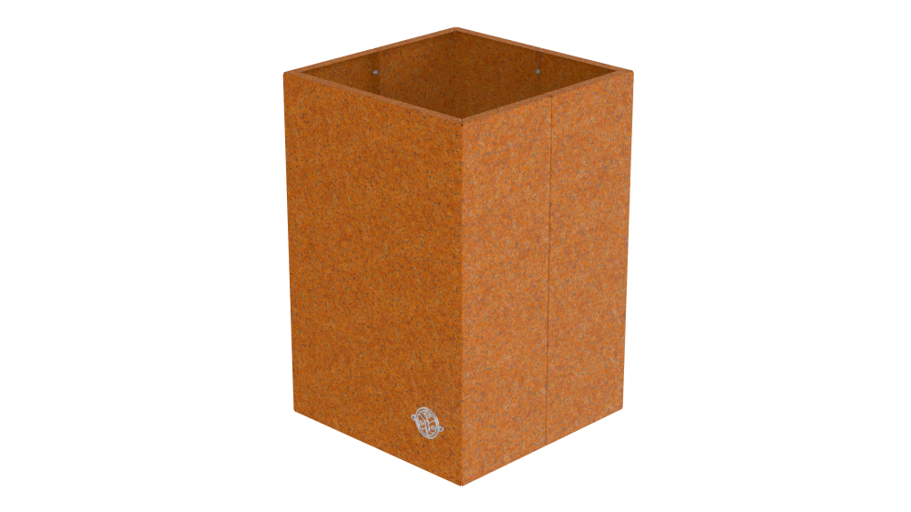 Hochbeet Monterosso 45x45x68cm als 3D-Modell | Cortenstahl Hochbeet Monterosso 45x45x68cm als 3D-Modell | Cortenstahl