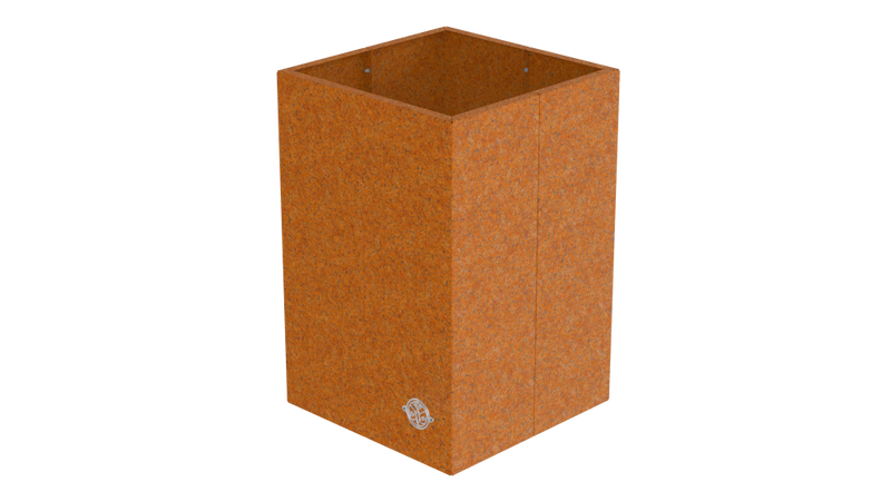 Hochbeet Monterosso 45x45x68cm als 3D-Modell | Cortenstahl