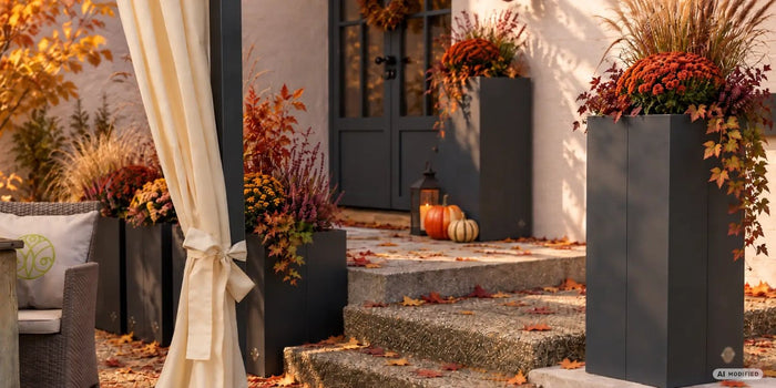 Decorazioni autunnali per l'ingresso di casa: idee suggestive per l'ingresso e il giardino