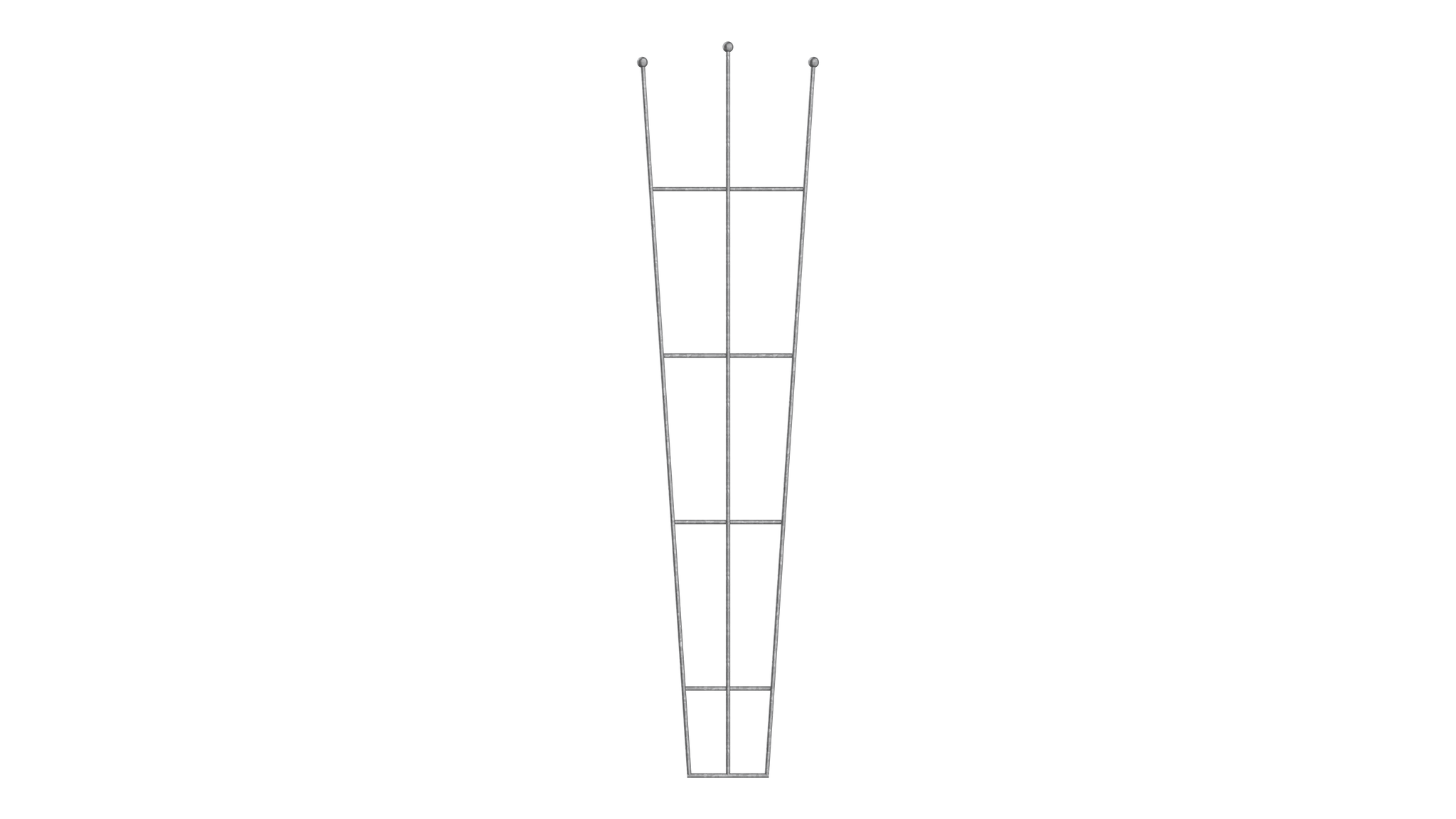 Traliccio da giardino per piante rampicanti, 150 cm di altezza x 54,9 cm di larg