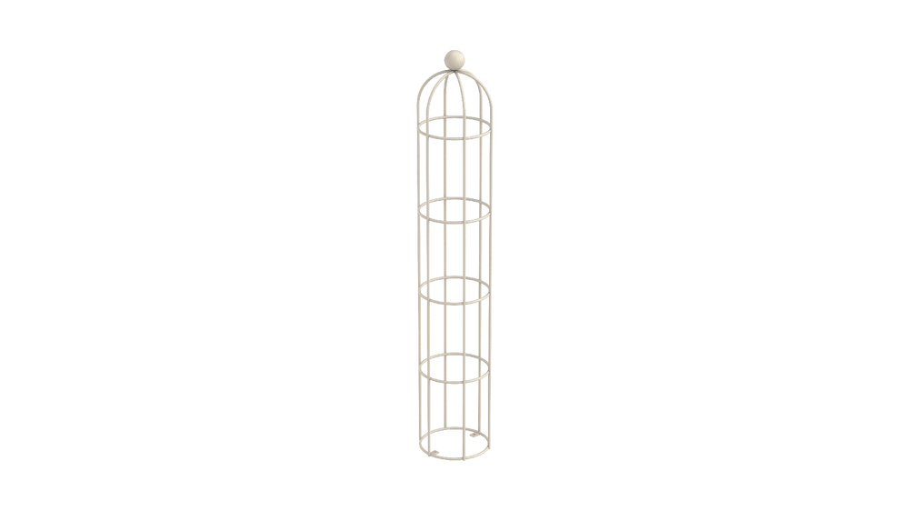 Pulverbeschichtet RAL 9001 Cremeweiß